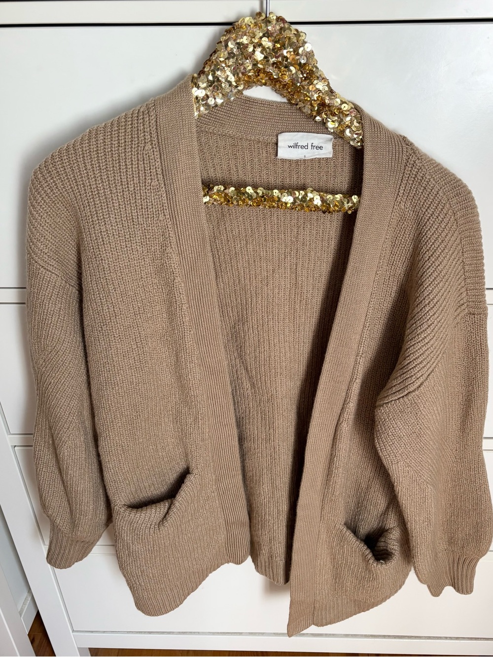 Aritzia Wilfred Free Unwind Cardigan Merino Wool Size Small